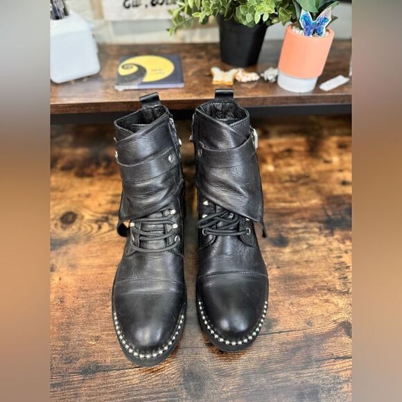 Charles David Black Moto booties size 38.5‎ - Picture 13 of 16